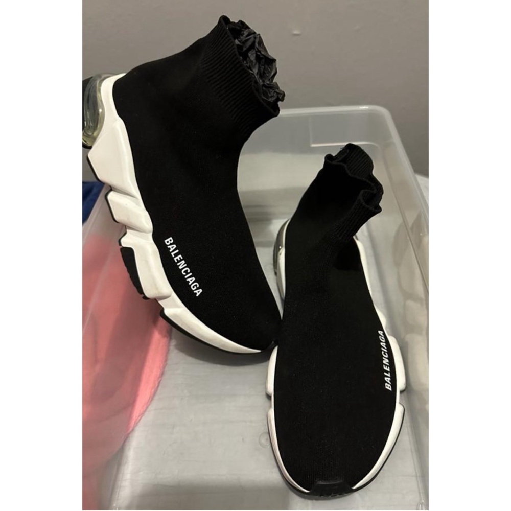BALENCIAGA ~Speed Clear Sole Sneakers - Picture 5 of 9